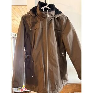 Winter hooded jacket sz. L